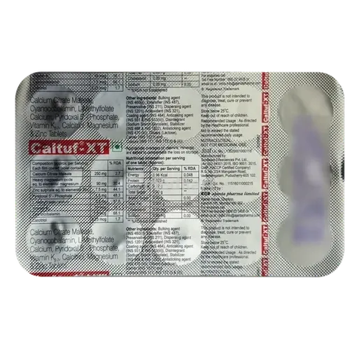 caltuf xt tablet 15's